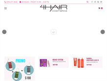 Tablet Screenshot of keratin4hair.com